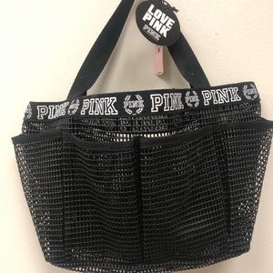 VS Pink Shower Caddy mesh bag
